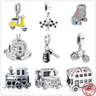 Бусины-подвески для браслета Pandora, серебро 2021 пробы