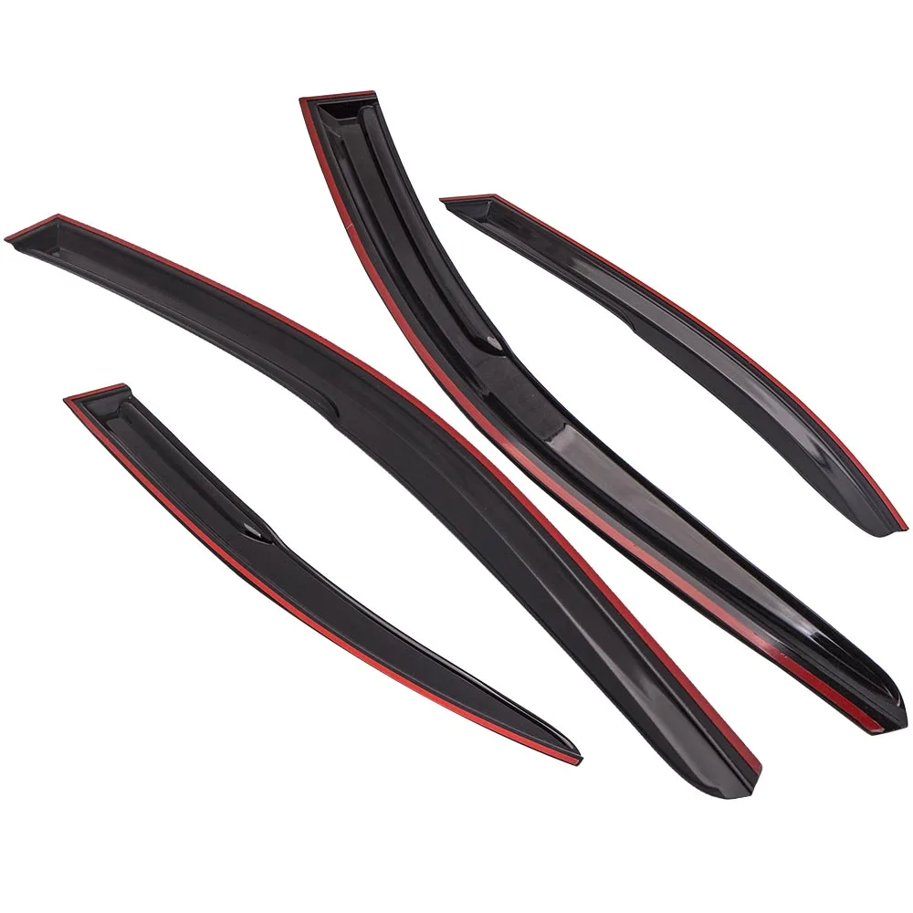 

4x Window Vent Visor For Mitsubishi Lancer Sedan 2008-2017 Rain Sun Deflector