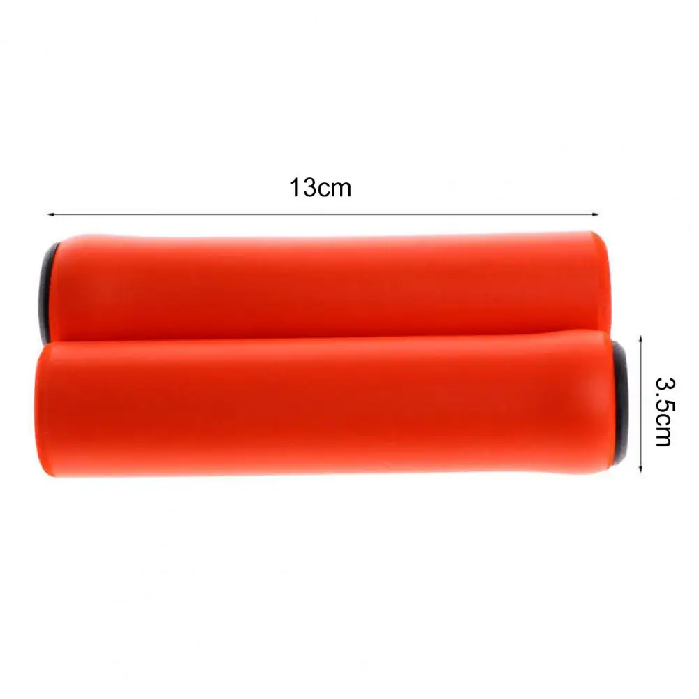 

1 Pair Ultra-Light Non-Slip Soft Silicone Handlebar Grip Mountain Bike Bicycle Sponge Covers