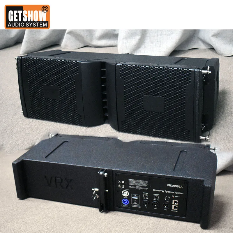 Двойная 8 дюймовая линейная акустическая система встроенный усилитель Активная