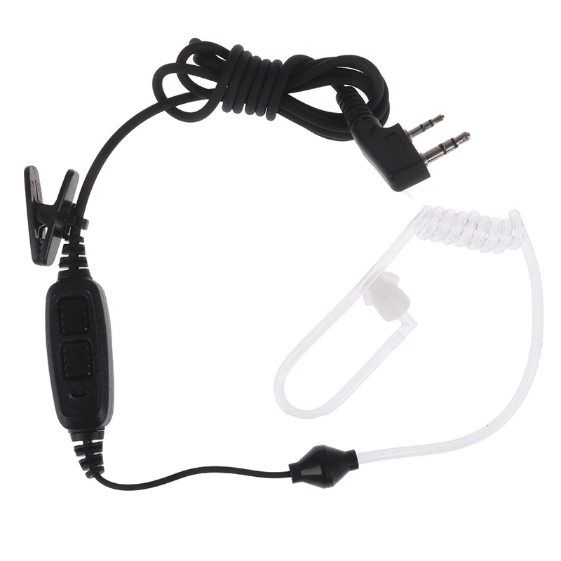 Комплект из 2 предметов двойной PTT Тайное воздуха Акустическая трубка Динамик