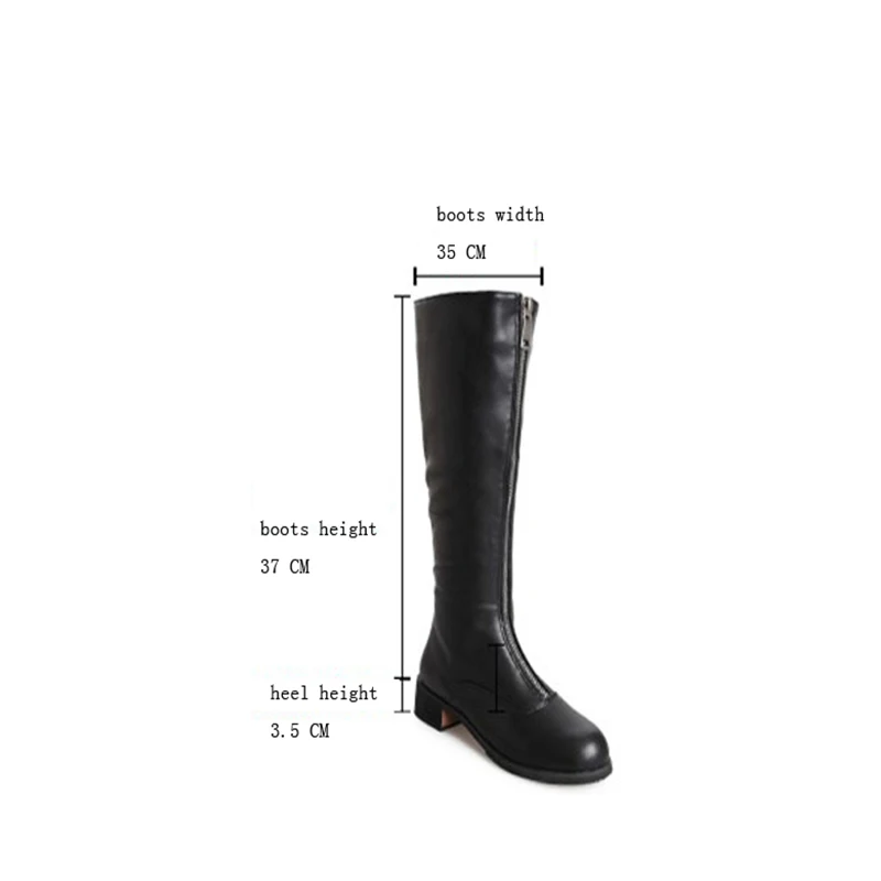 Новинка 2019 женские сапоги из эластичной кожи выше колена на молнии