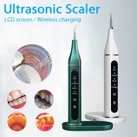 portable sonic dental scaler electric calculus remover plaque tooth ultrasound tartar stain remover teeth white touch screen