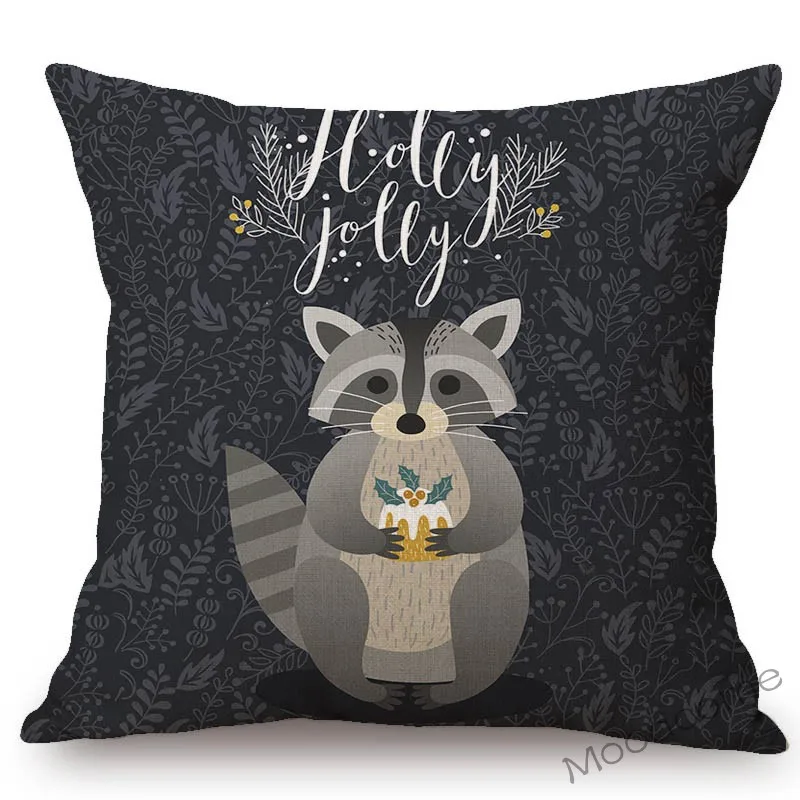 Симпатичные чехлы с изображением лесных животных енодов птиц оленей