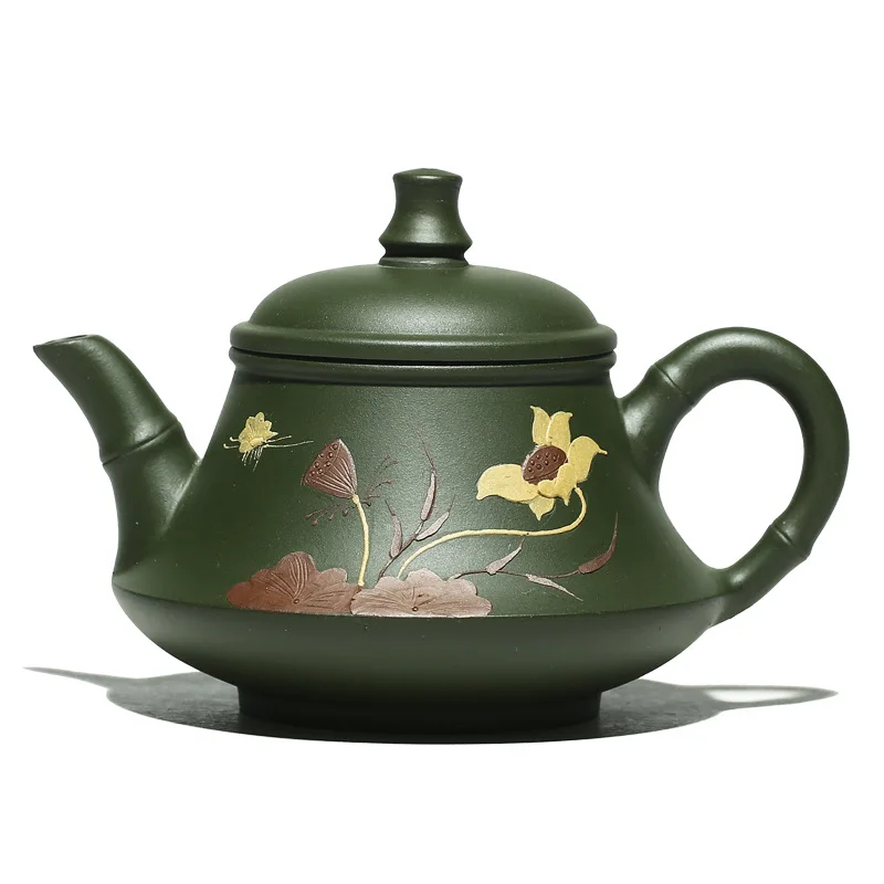 Lotus Fragrant Teapots, Zisha Teapot, Zisha, Yixing, Chinese Tea Set, Drinking Set,Drinkware,Teaware,Suit For Green Tea,Black