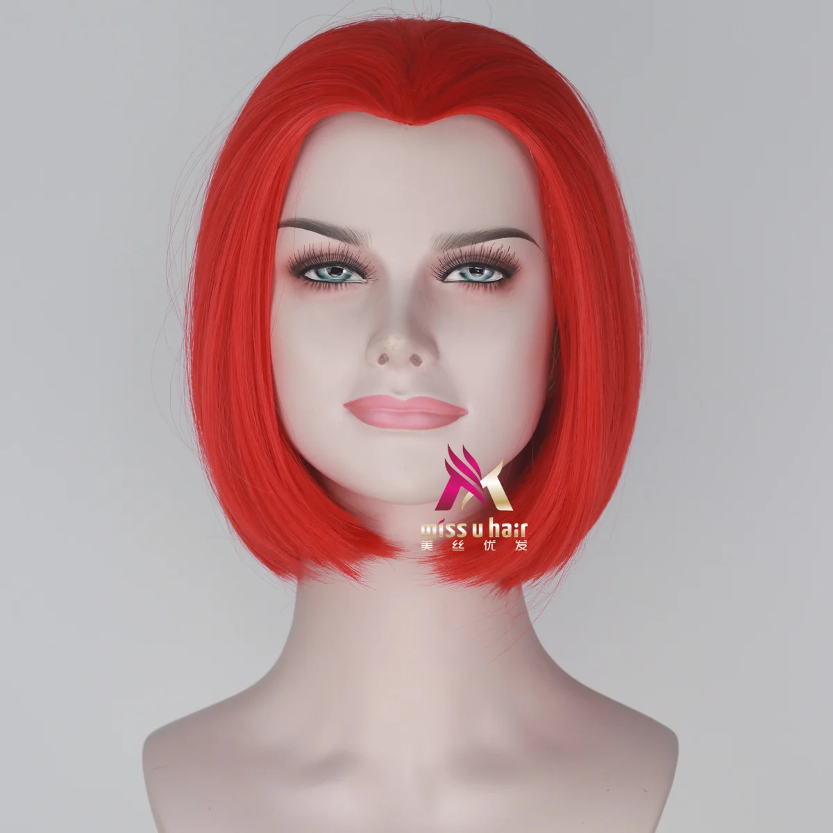 

Daily Stage Show Performances Halloween Phoenix Police Sitcom Magic-shaped Female Short Red Hair Back Head Cosplay Show