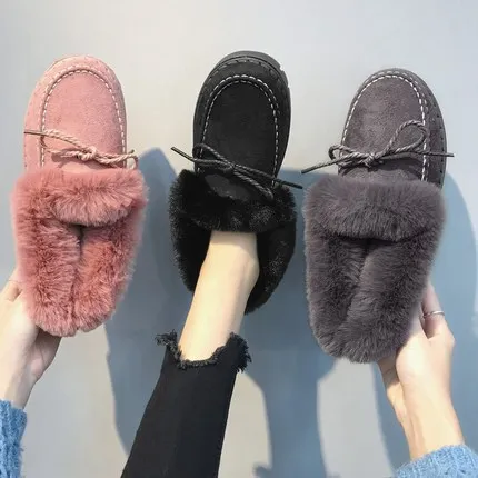 

Женские туфли Edamame, Коллекция осень-зима 2022, новая теплая и бархатная Корейская версия диких искусственных трендов