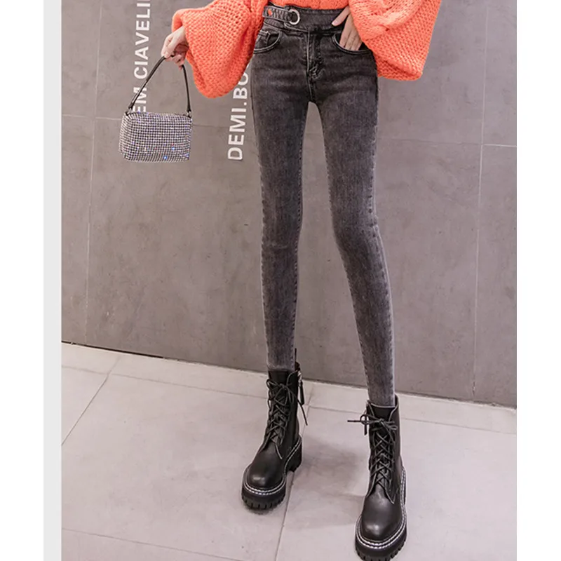 JUJULAND европейский стиль классические женские джинсы с высокой талией винтажные