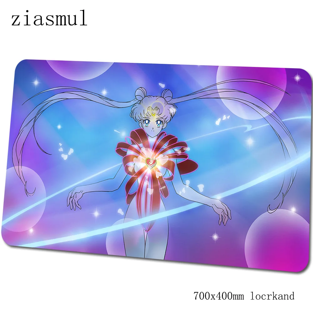 Коврик для мыши sailor moon, милый компьютерный коврик 70x40 см, игровой коврик для мыши, большой ПК, клавиатура со встроенной мышью, игровой стол - Цвет: Size 700x400x2mm