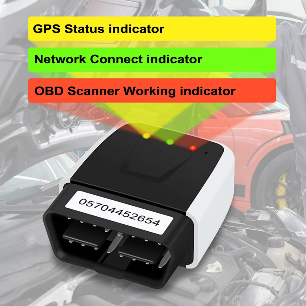 2 в 1 OBD-сканер + GPS-трекер-локатор Автомобильная сигнализация ошибок Диагностика и