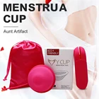 Многоразовая чаша для менструации, плоская чаша для менструации, 12 часов защиты, удобная чаша для периода
