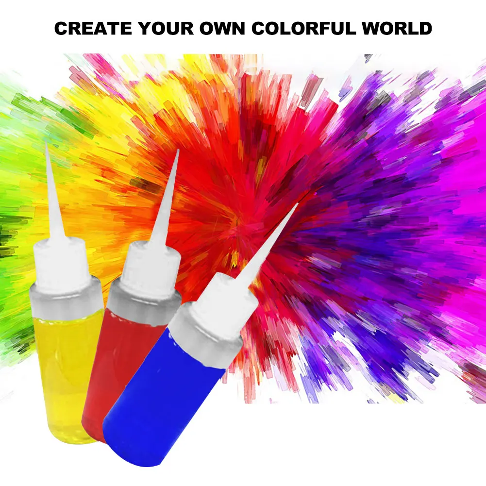 

DIY Tie Dye Pigment Set 5 Color Cotton Linen Cold Water Dye Powder Tie Dye Transparent Gloves Home Child Cloth Design Accessory