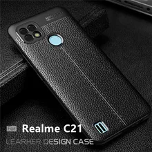 For OPPO Realme C21 Case For Realme C21 Capas Bumper Coque Shockproof Soft TPU Leather For Fundas Realme C11 2021 C20 C21 Cover