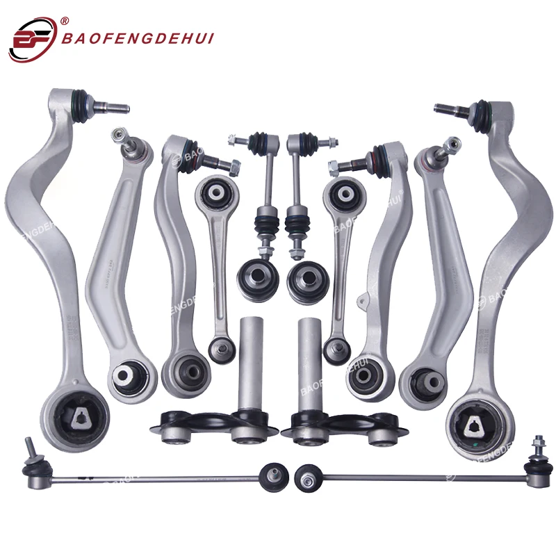 

Front Rear Suspension Ball Joint Wishbone Control Arm Kit for BMW E63 E64 E60 E61 E65 E66 E67 For BMW 525i 528i 530i 545i 03–10