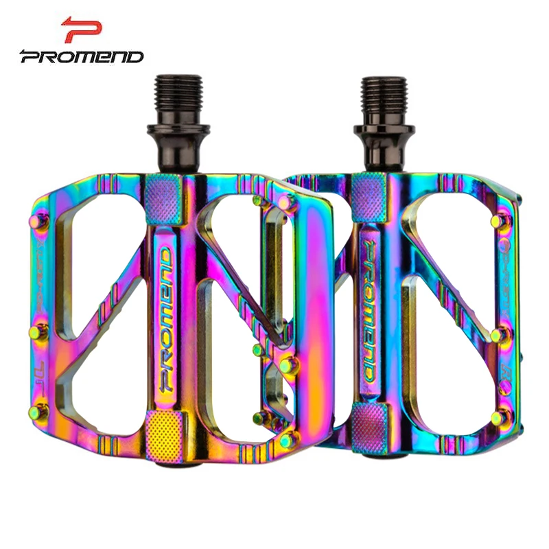 

PROMEND Quick Release Road Bicycle Pedal Anti-slip Ultralight Bike Pedals Waterproof Aluminum Alloy 3 Bearings Pedale Vtt