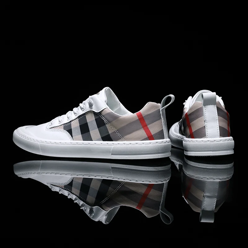 

FAKUNTN Mens Breathable Skateboard Shoes Men Fashion Sneakers High Quality Men Vulcanize Canvas Shoes Casual Male Footwear