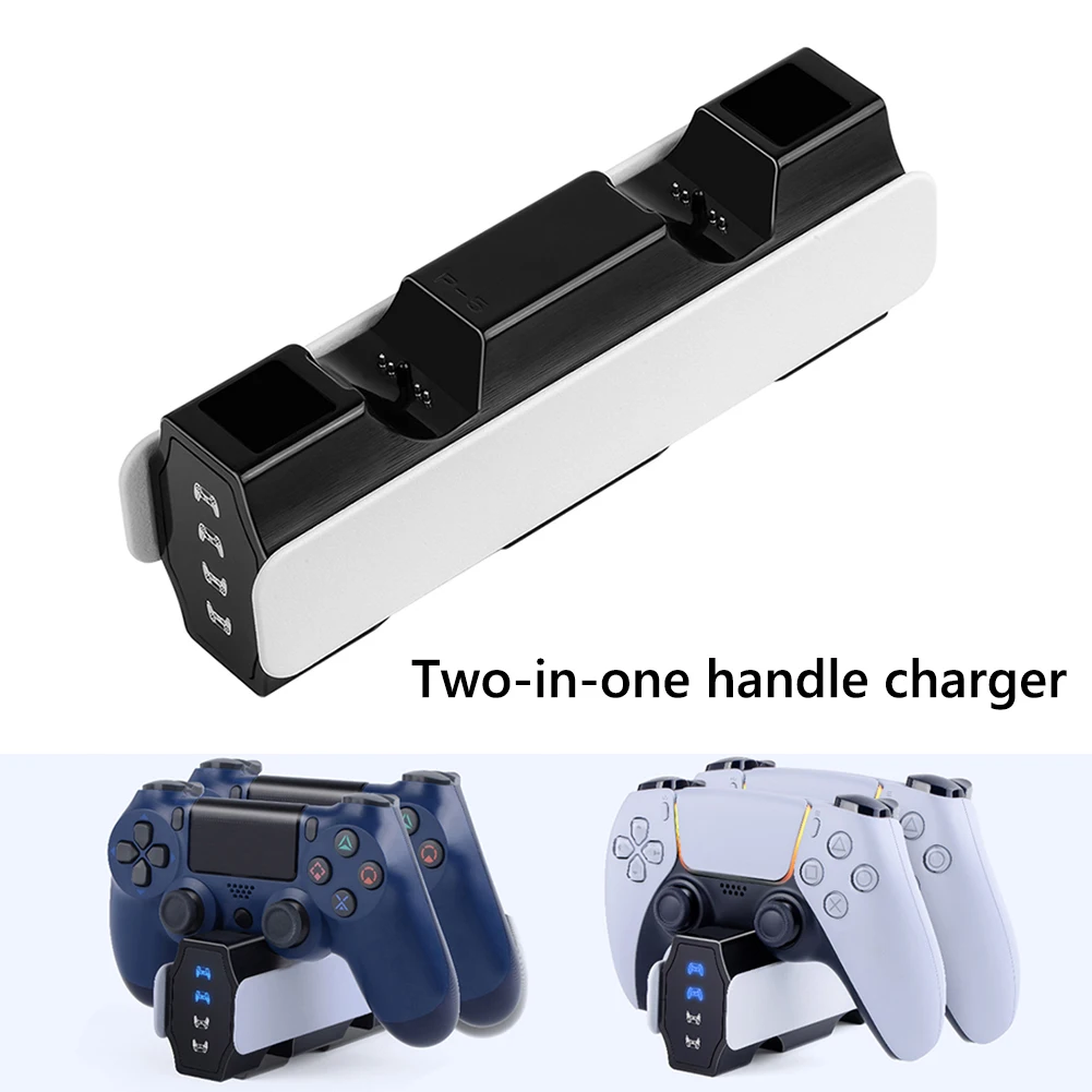 

Подставка для контроллера PS4/PS5, запасной геймпад, двойное зарядное устройство, зарядное устройство, игровые аксессуары