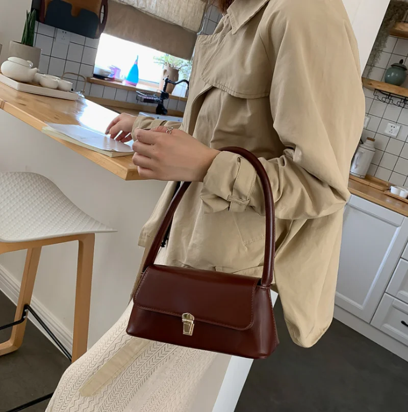 

Women Underarm Bag Chain Shoulder Messenger Bag Causal Handbags Women Bags Designer With Mini Pocket Oxford Cloth Dropship