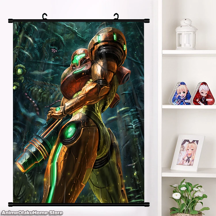 Модные детские куртки с METROID Самус Аран Косплей Аниме настенные картины