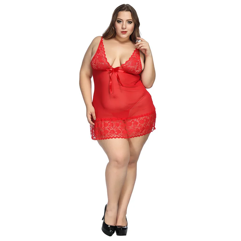 Сексуальные трусики размера плюс 4xl 5xl 6xl 7xl 8xl 9xl для женщин Открытый эротический костюм кружевное сексуальное нижнее белье Ночная рубашка костюмы - Цвет: 6