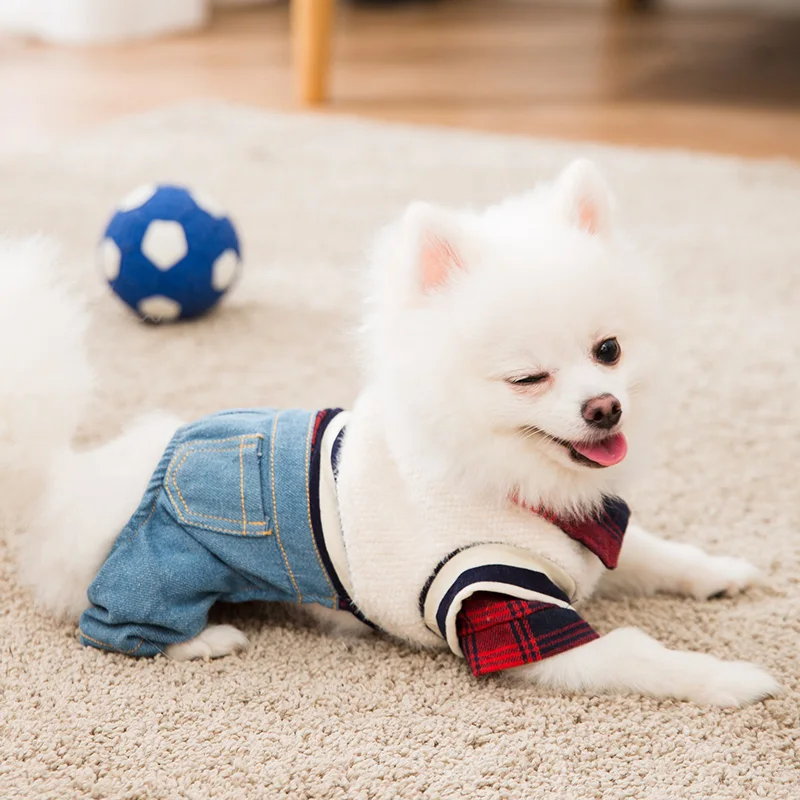 Hipidog Бесплатная доставка костюм для собаки клетчатые рубашки плюшевый свитер с