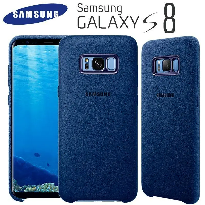 Для samsung Galaxy S8/S8 Plus замшевый кожаный чехол против отпечатков пальцев защитный чехол для samsung S8 роскошный