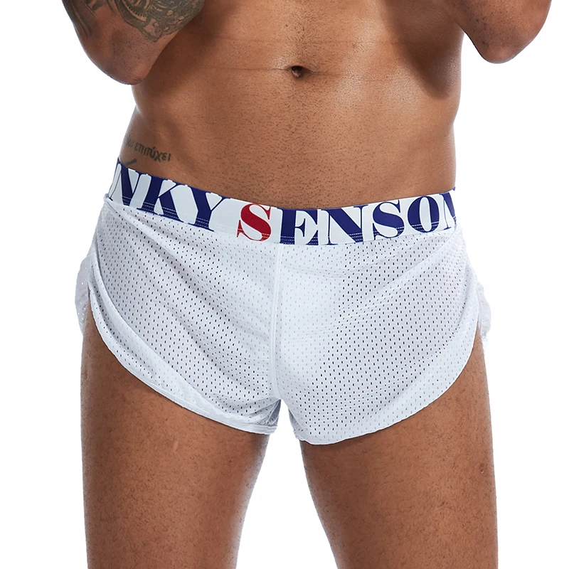 Мужские боксеры с эластичной резинкой на талии сексуальные низкой посадкой