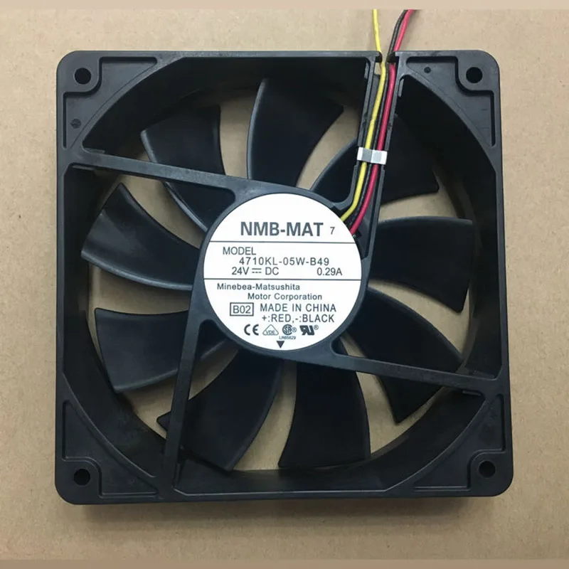

New genuine NMB 4710KL-05W-B49 12025 12cm DC 24V 0.29A equipment fan 120x120x25mm cooling fan cooler