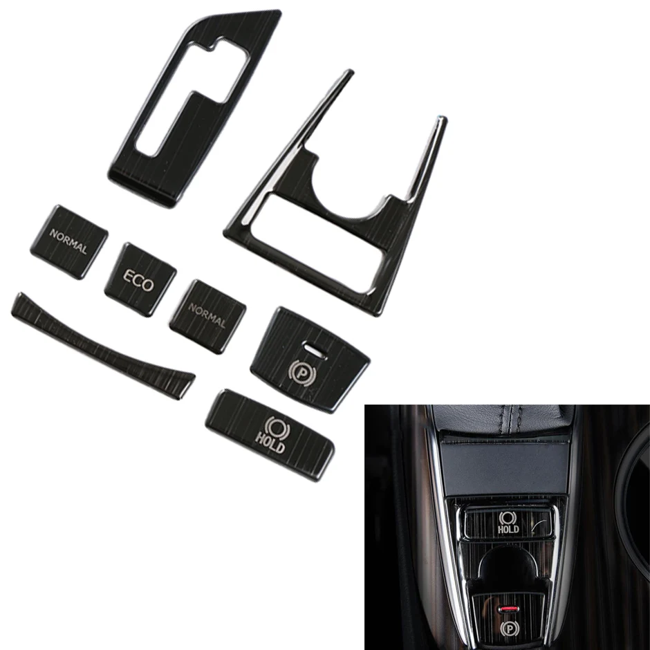 Car Multimedia Control Button AUTO HOLD Frame Cover Trim For Toyota Camry 2018-2020 Gear Shift Panel Sticker | Автомобили и