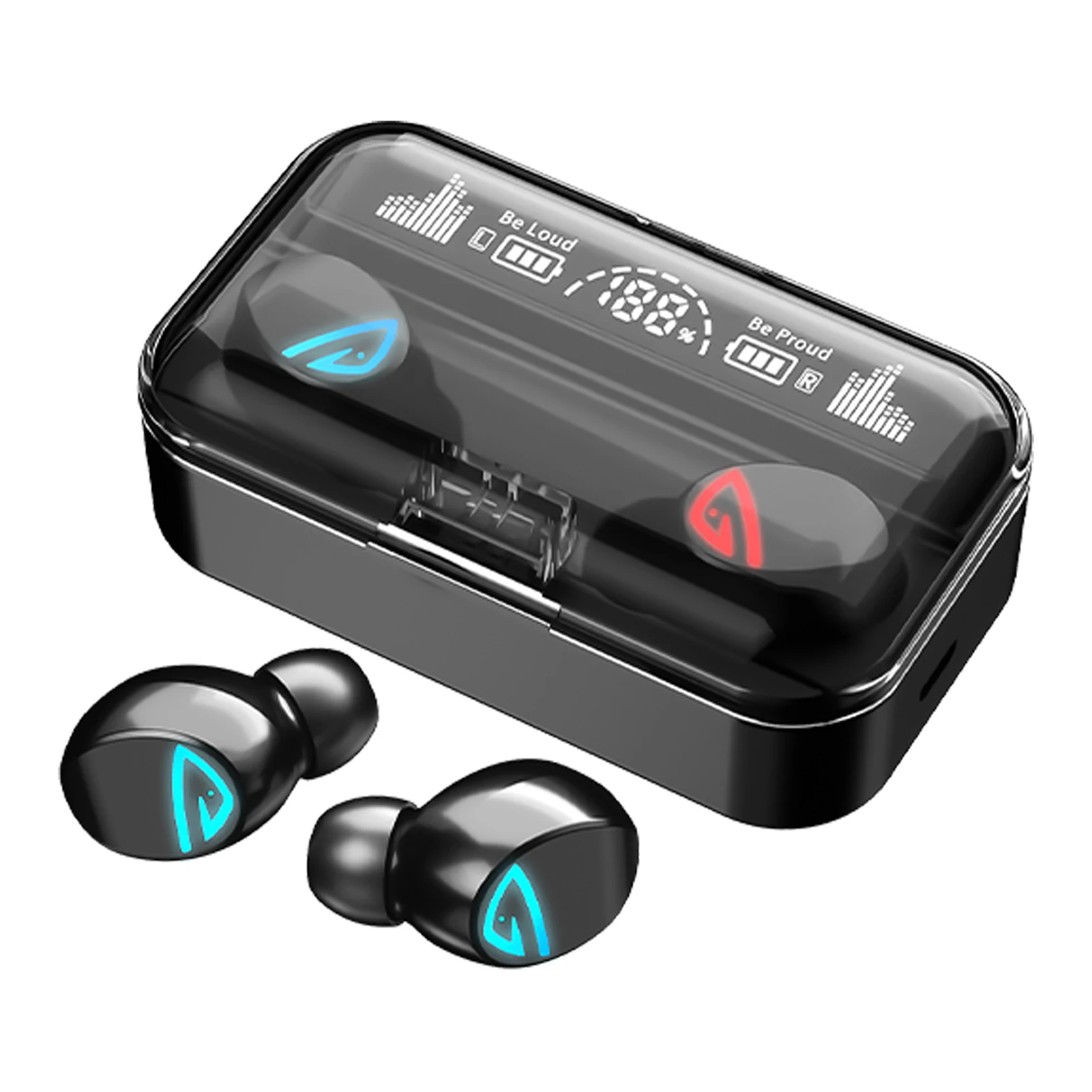 

Blue-tooth Earbuds Wireless Earbuds Wireless Blue-tooth Headset In-ear Headphones With 1200mAh Charging Box Sports Headphon