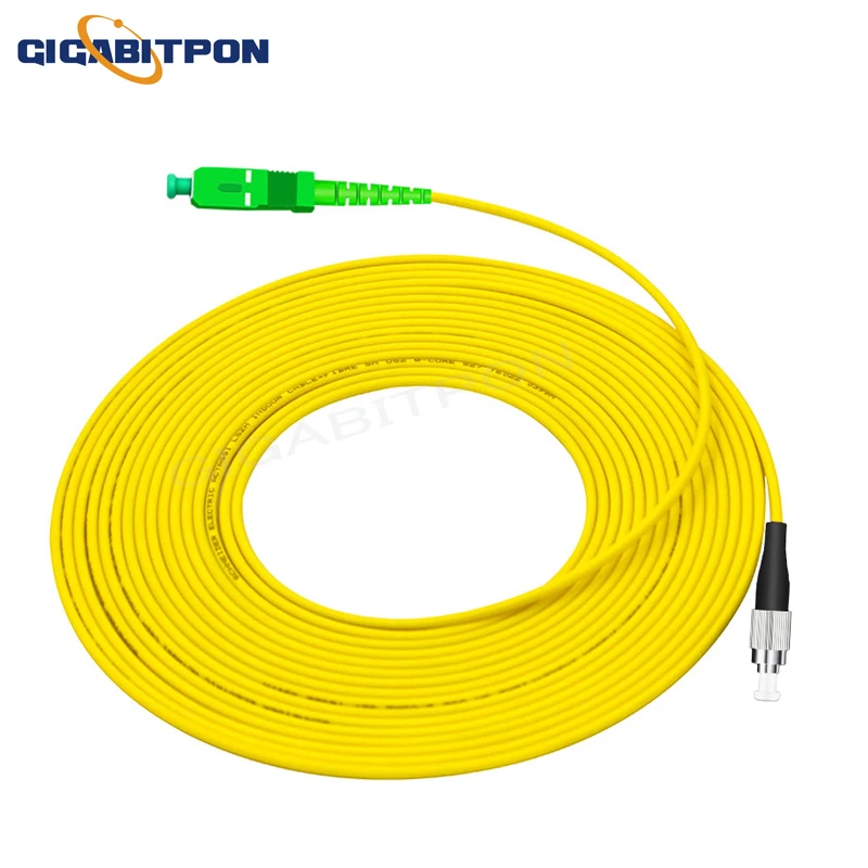 SC-FC Patch Cord SC/APC-FC/UPC Patch Cord Single Mode Simplex 2.0 mm Fiber Fibra Optica FTTH (10PCS/pack)