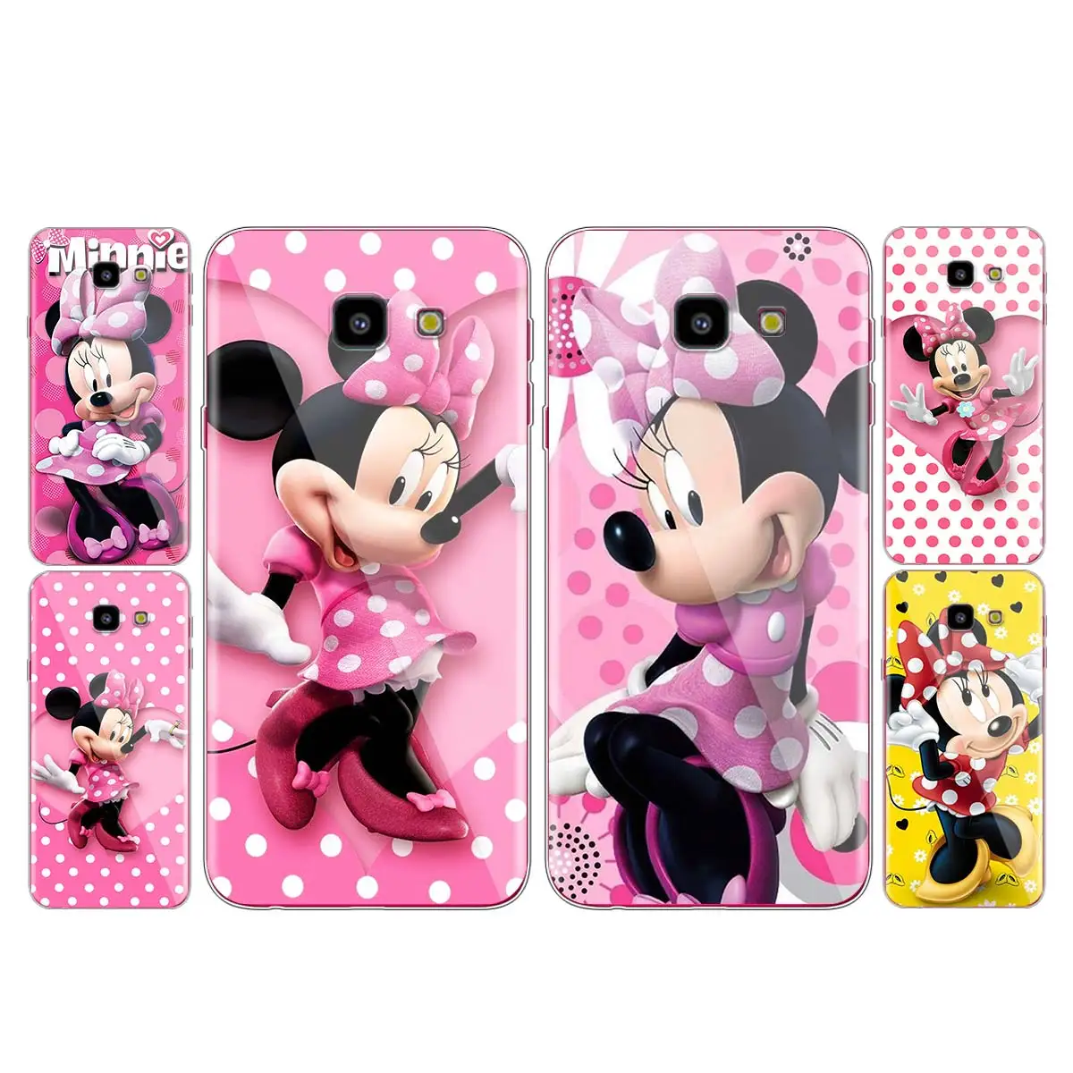 

Minnie Disney Mouse Cute for Samsung Galaxy J2 J3 J4 Core J5 J6 J7 J8 Prime duo Plus 2018 2017 Soft Transparent Phone Cover