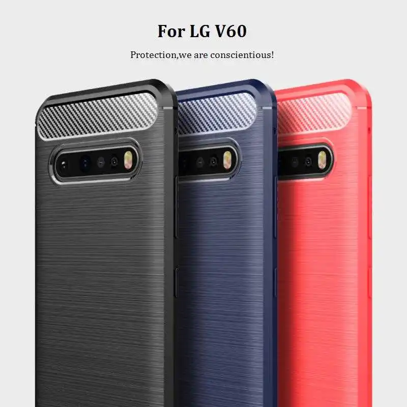 Joomer Ударопрочный Мягкий силиконовый чехол для LG V60 ThinQ 5G телефона |