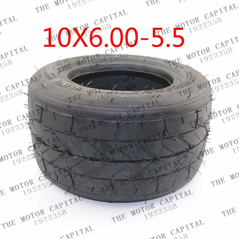 

Новая высококачественная 10-дюймовая Расширенная шина 10x6.00-5.5 бескамерная шина для мотоцикла, вакуумная дорожная шина