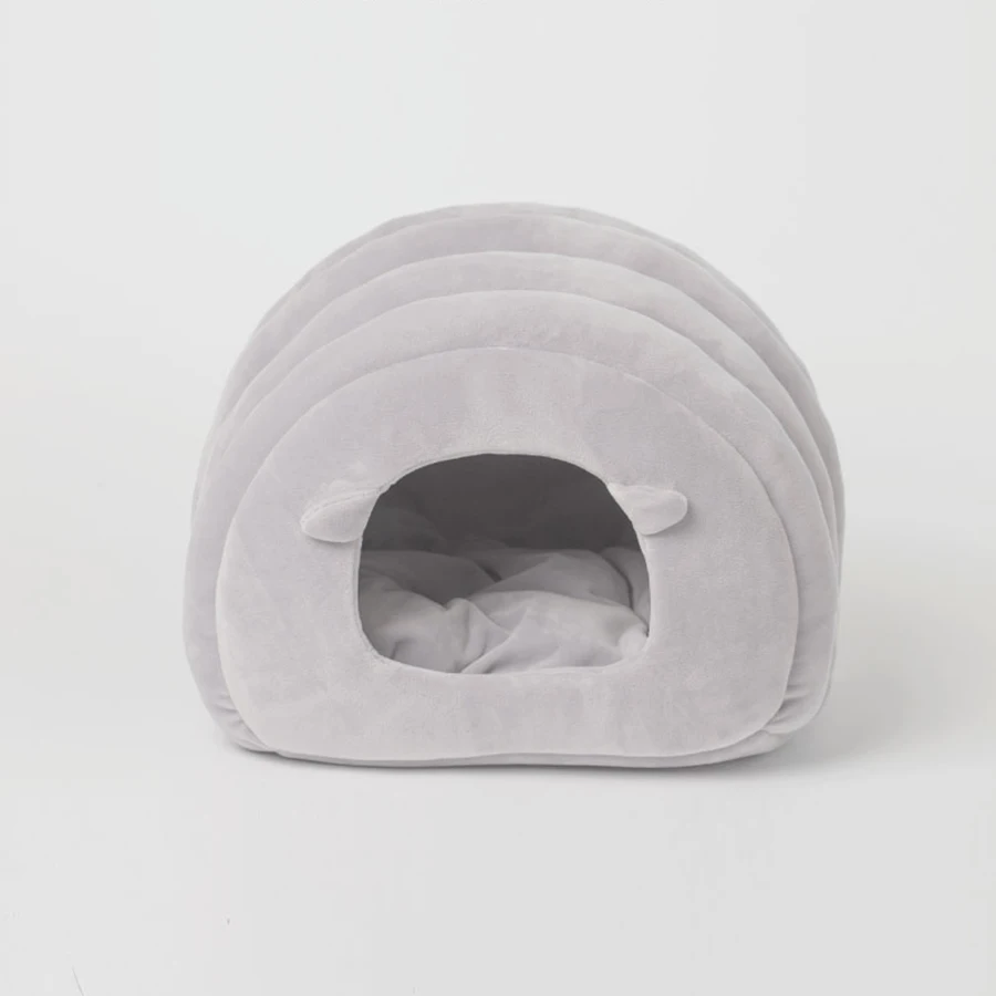 

Soft Pet Dog Cat Bed Nest House Kennel Round Washable Winter Pet Kitten Cave Cama Gato Kattenmand Lovely Litiere Cattery DD50MW
