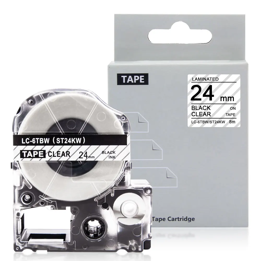 UniPlus 24 мм LabelMaker совместимый для Epson ST24KW SS24KW SC24RW SC24YW SC24BW SC24GW принтер ленты этикеток King Jim|Ленты принтеров| |