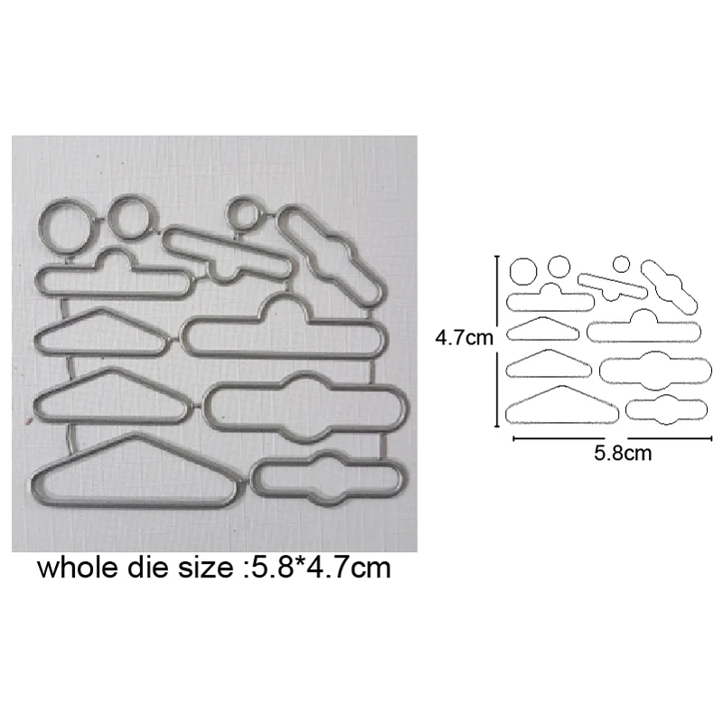 

Label Tag Border Metal Cutting Dies stamp and dies Stencils DIY Scrapbooking dies album Card Making Embossing Die Cut Craft dies
