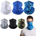 Зимняя велосипедная полумаска, дышащие спортивные головные уборы, велосипедная маска-повязка, камуфляжная тактическая утепленная маска для шеи, маска для велоспорта на открытом воздухе