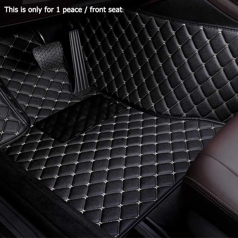 only 1 peace front Сделать изготовленный на заказ кожаный автомобильный коврик для Landrover Evoque RANGE ROVER велар(Land ROVER RANGE ROVER Discovery 3/4/5 freelander 2 Discovery Sport коврики для ног - Название цвета: only 1 peace front