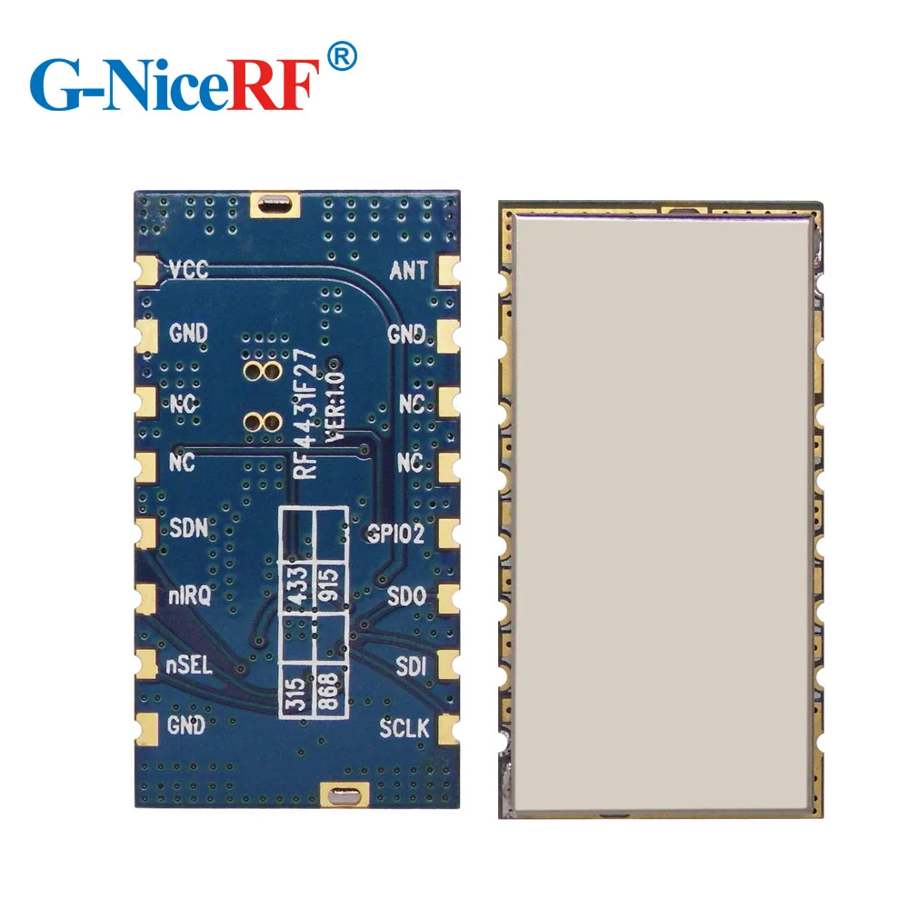 10pcs/lot RF4432F27 500mW SPI Interface Embedded Anti-interference 868MHz FSK Transceiver Module +10pcs Spring Antennas |