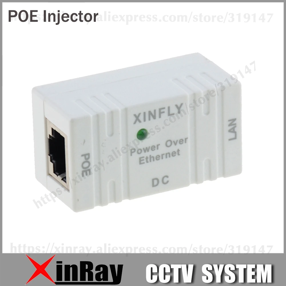 RJ45 POE инжектор питания через Ethernet переключатель адаптер питания POE001 для POE IP камеры