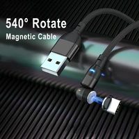 540%c2%b0 rotate magnetic type c usb cable for samsung a32 a52 a72 a12 5g xiaomi redmi note 10s 10 9 8 pro usb c phone charger cable