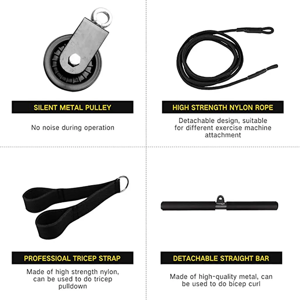 

9PC Indoor And Outdoor Lifting Forearm Arm Strength Fitness Equipment Sport Accessories