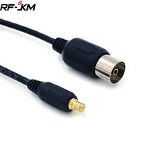 rf coaxial adapter connector cable tv female to mcx male antenna pigtail iec female rf coaxial adapter connector cable 15cm