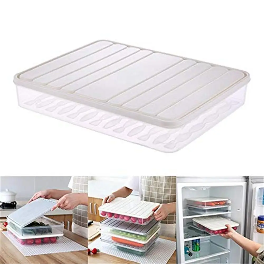 Холодильник пельменей коробка для хранения с крышкой пластиковая морозильная