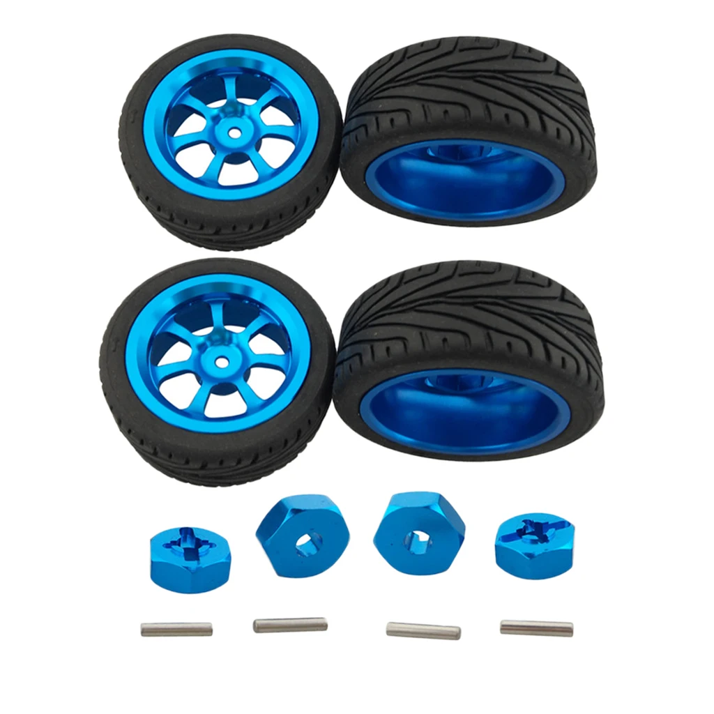Набор/4 шт шины колеса и шестигранные гайки для 1:18 Wltoys A959 B A969 A949 A979 K929 B|Детали