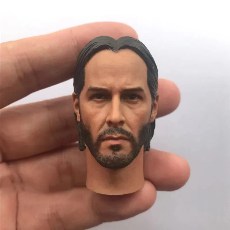 

Масштаб 1/6, голова Кеану реавс, игрушка, убийца, Джон, фитиль, головка для 12-дюймовой фигурки HT, модель тела