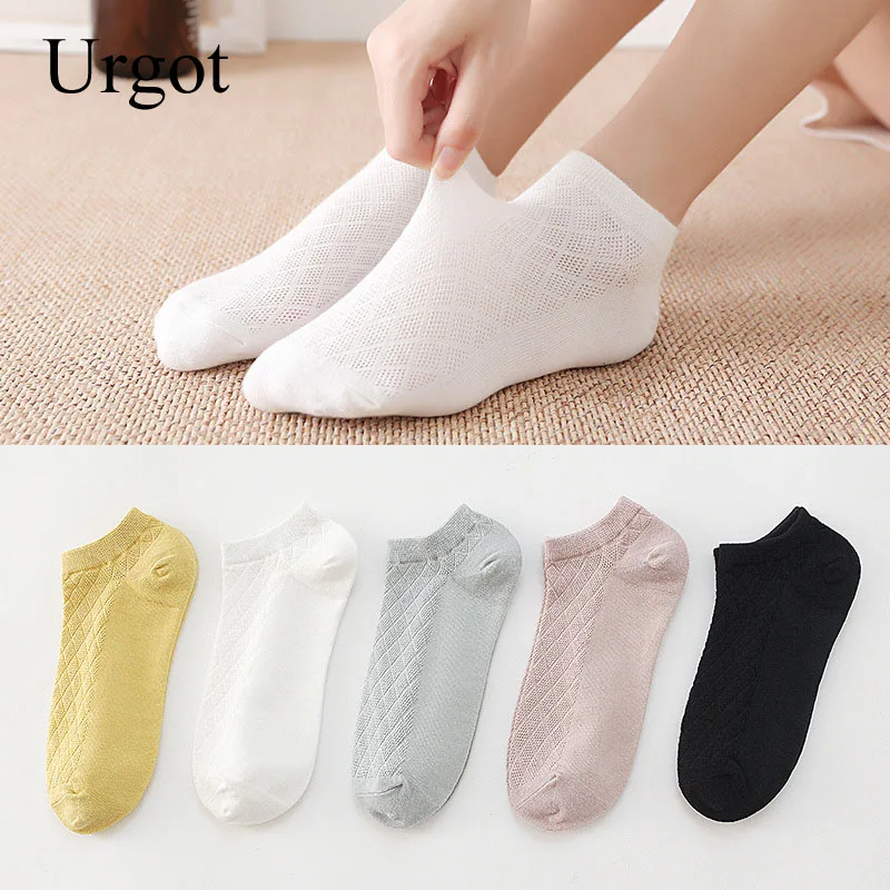 

Носки женские хлопковые, тонкие, в сеточку, 5 пар