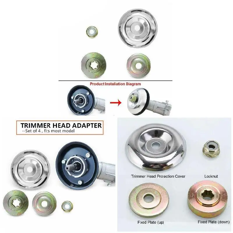 Комплект адаптеров для триммеров 4 шт. защитный чехол ремонтные аксессуары FPing |