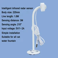 pet cat dog water fountain infrared sensor usb drinking dispenser motion sensor smart infrared universal pet accessories
